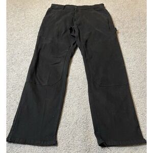 Caterpillar Workwear Jeans Men's 36/34 Black Denim Straight Leg Rugged Outdoor